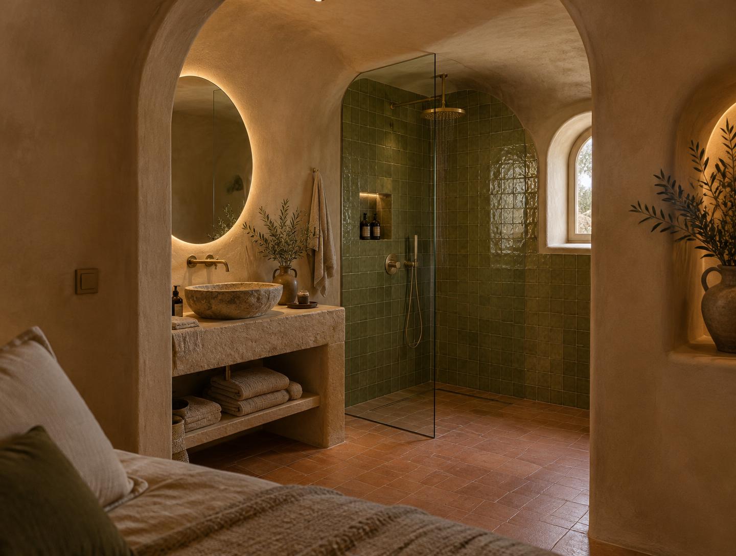El baño y la ducha
